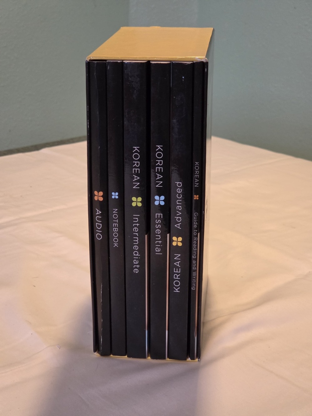 Language Learning Book Set - Black and Gold